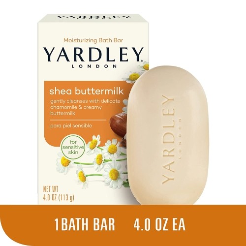 7 Pack Yardley London Soap Bars Sensitive Skin Shea Buttermilk 4 Oz Each