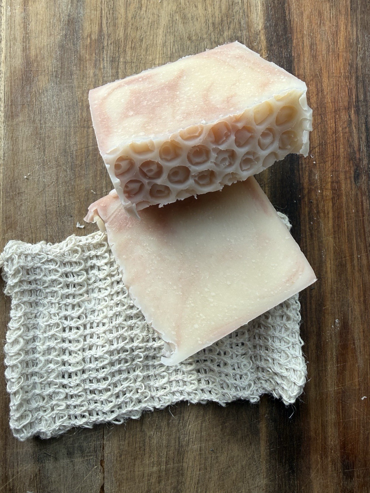 Cedarwood Goat Milk & Tallow Swirl Body Bar Soap for Body & Hands