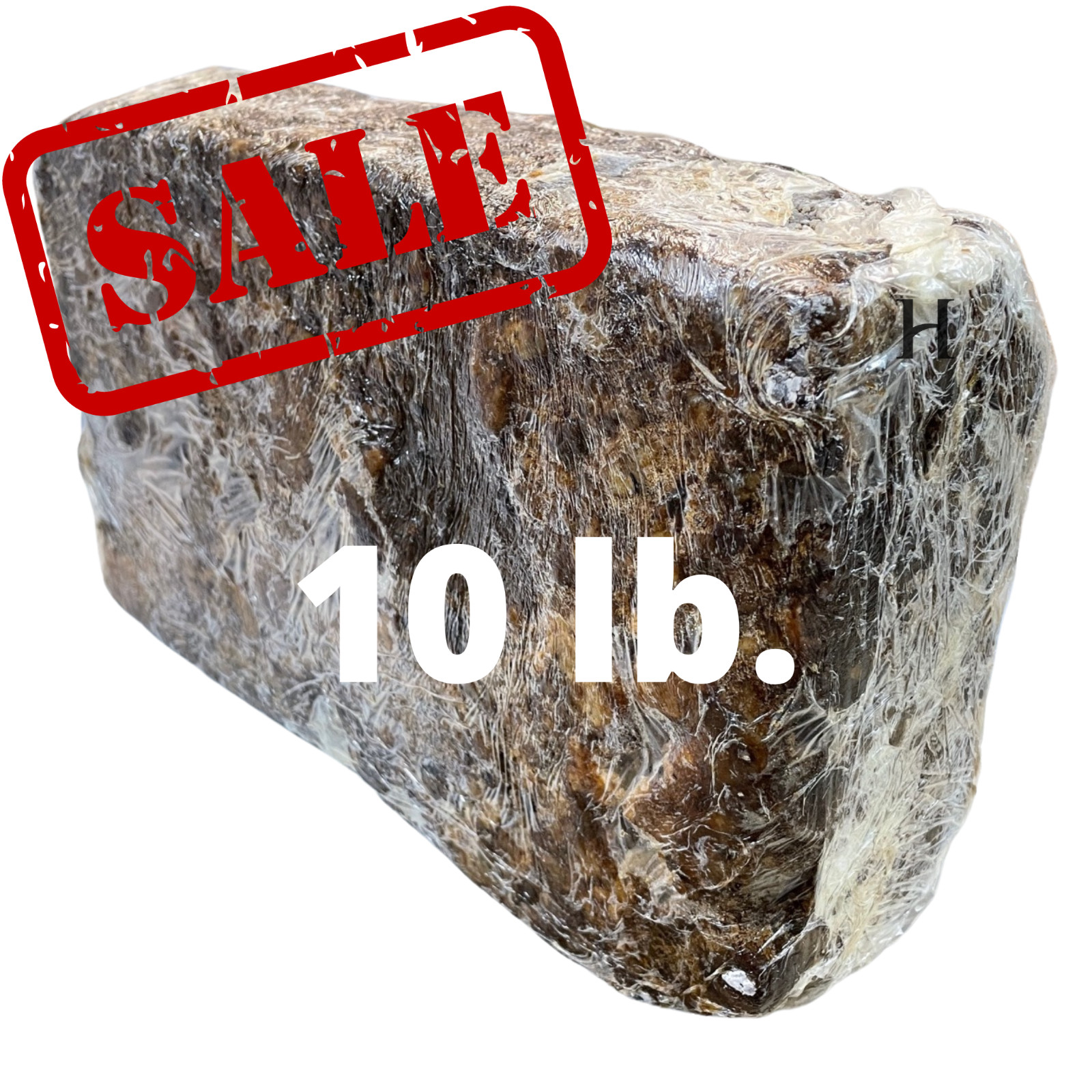 Raw African Black Soap 10 LB – 100% Pure Natural Organic Unrefined Ghana Premium