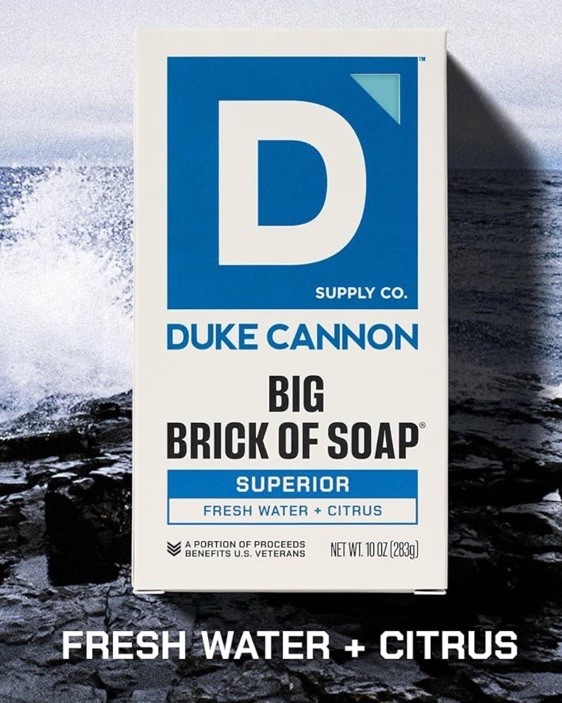 Duke Cannon Supply Co. Extra Large Bar Soap – Men’s Natural Bar Soap with Mascul