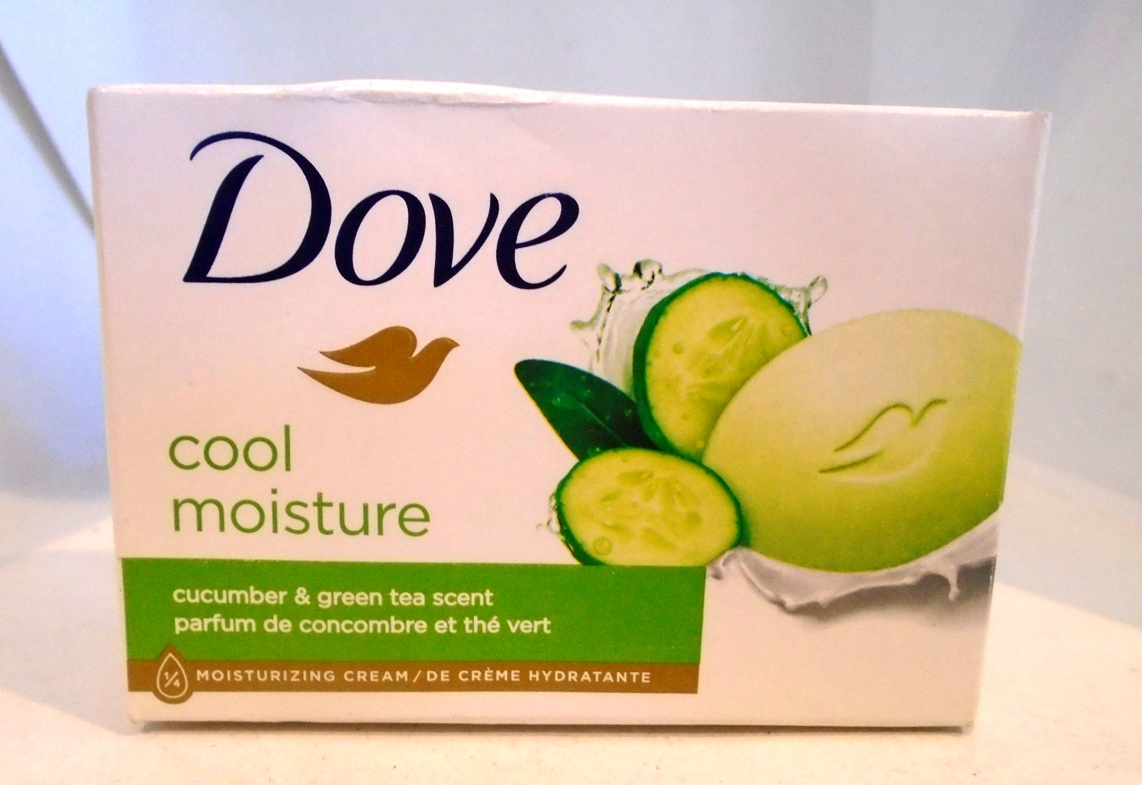 Dove Cool Moisture Cucumber & Green Tea Bar Soap – 3.75oz Bar