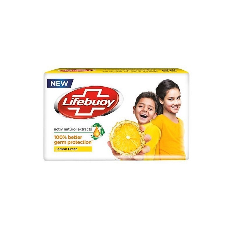 Lifebuoy Soap pack of 2 lemon fresh ,cool fresh 100g new germ care bathing free