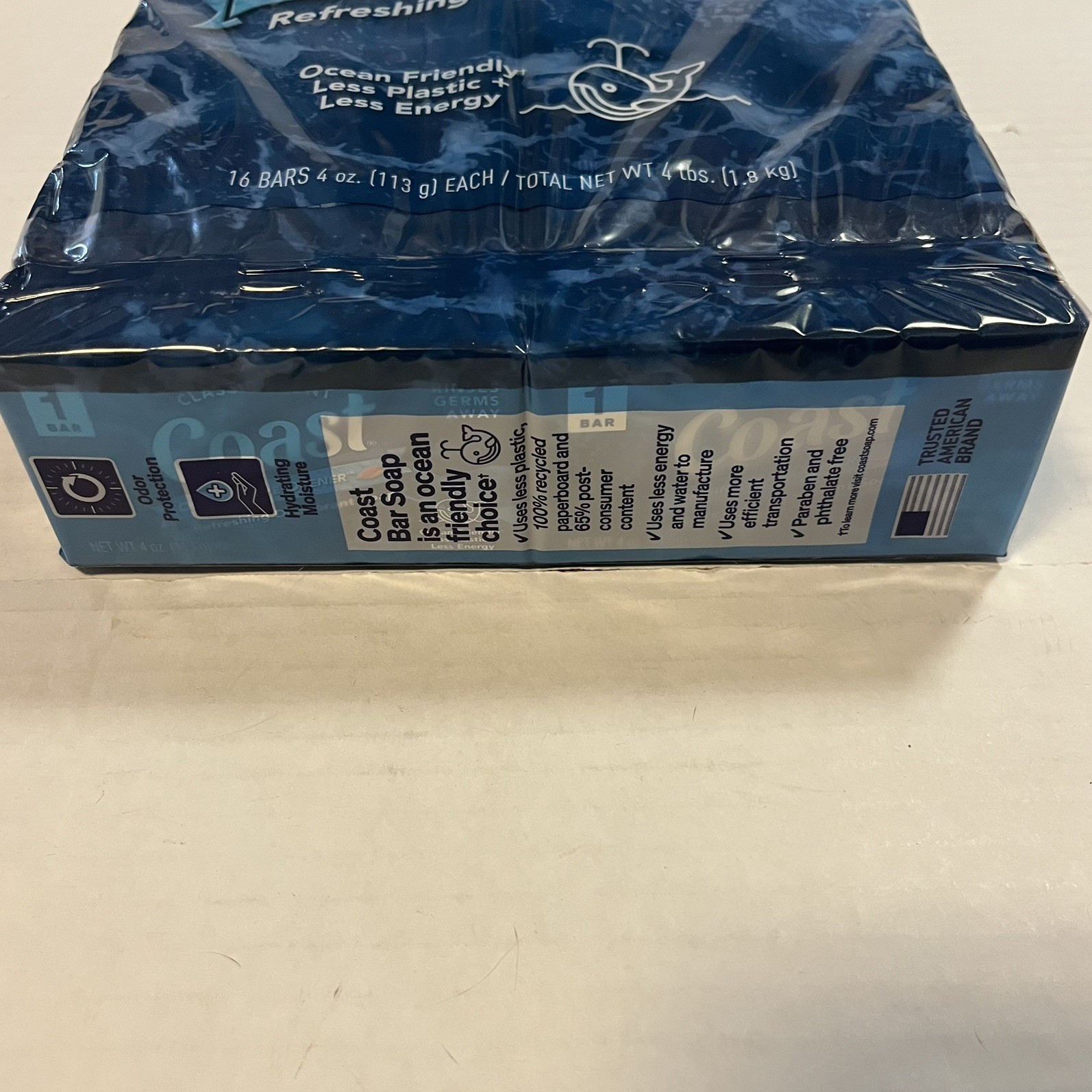 Coast Classic Original Scent Bar Soap, 4 Oz Ea, 16 Bars, 4 lbs of Soap NEW NIP