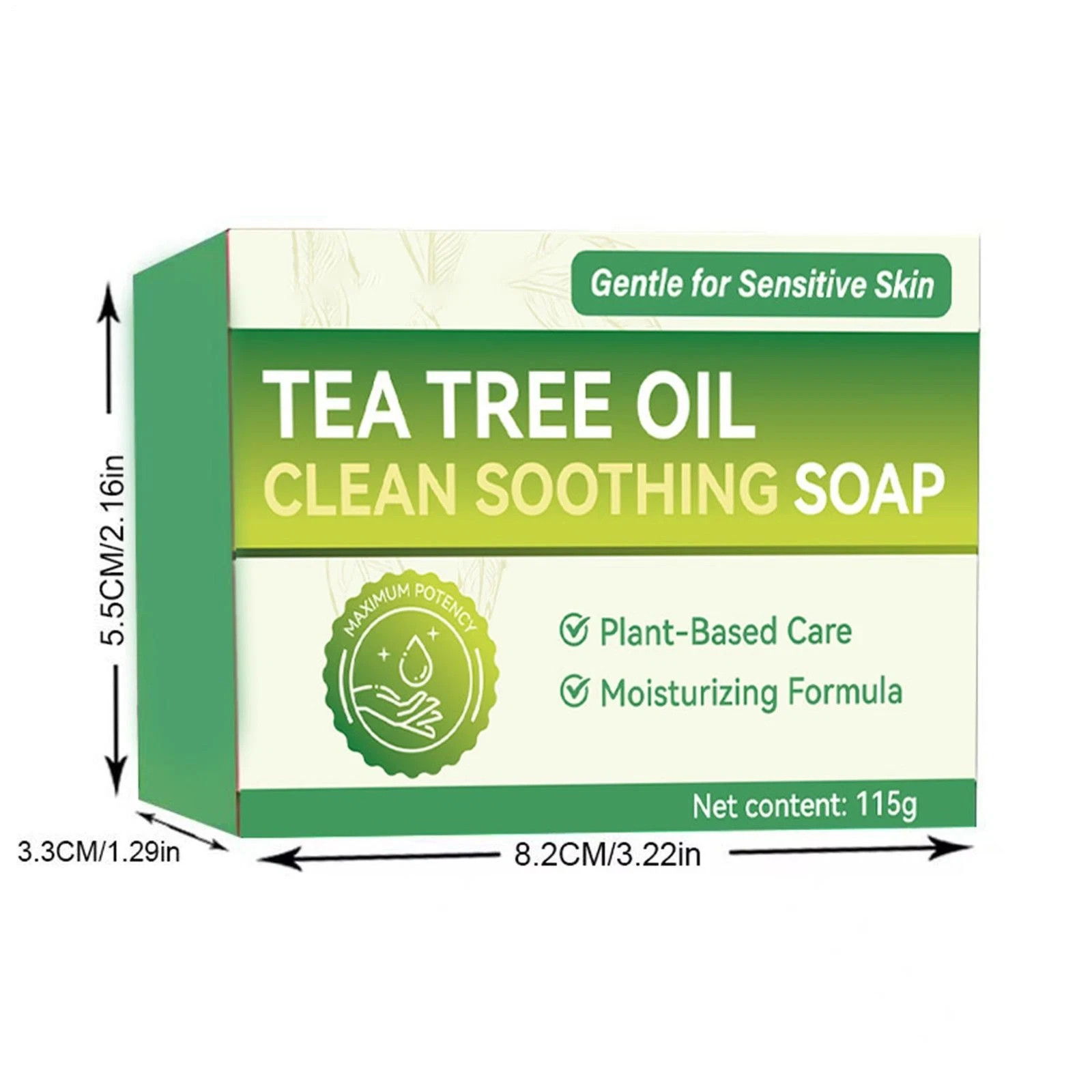Veloma Soap Antifungal Soap Relief Soap Bar –Body Wash for Face Tea Tree Oil
