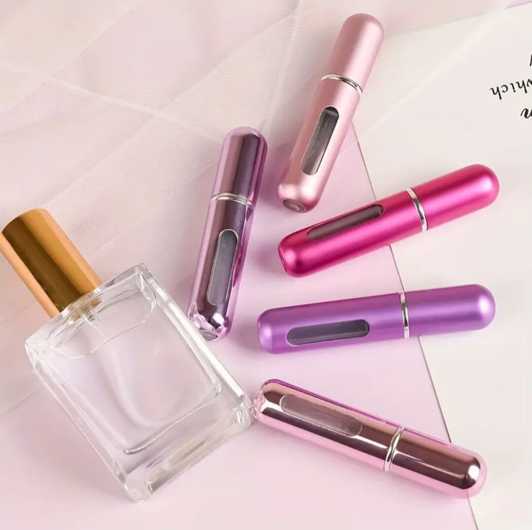 Perfume Travel Refillable 5ML Mini Perfume Bottle 5pcs Portable Spray Atomizer