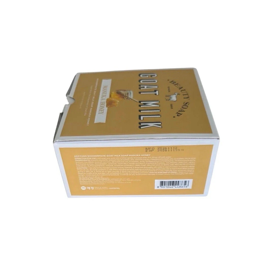 Manuka Honey Hand Soap with Goat Milk 12 Bars 3.17 oz Each