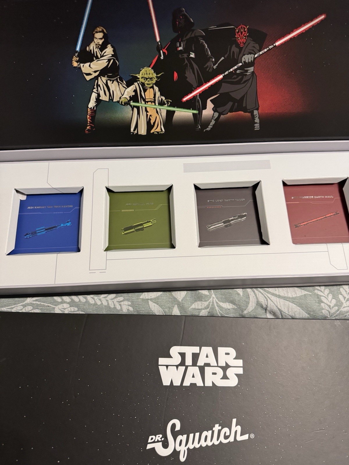 Dr. Squatch Star Wars Assorted Soap Set Multipack Natural Ingredients 4 Bars