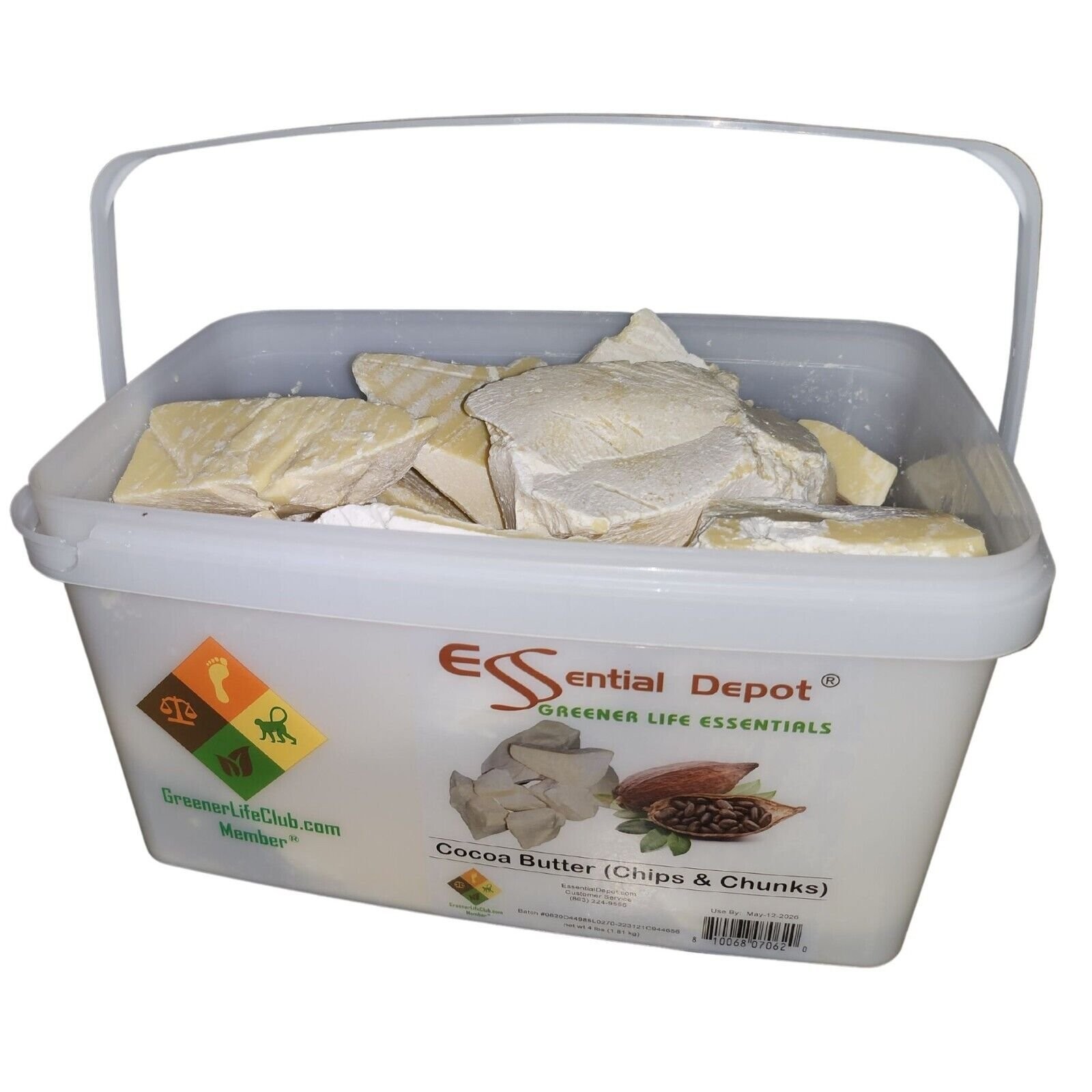 Cocoa Butter Novas – 4 lbs – Greener Life Club Box