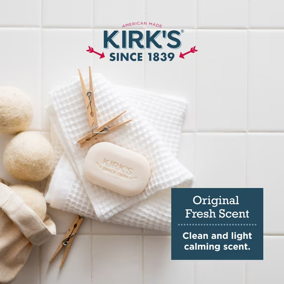 Kirk’S Original Fresh Scent Gentle Castile Soap 8 Ct Pack