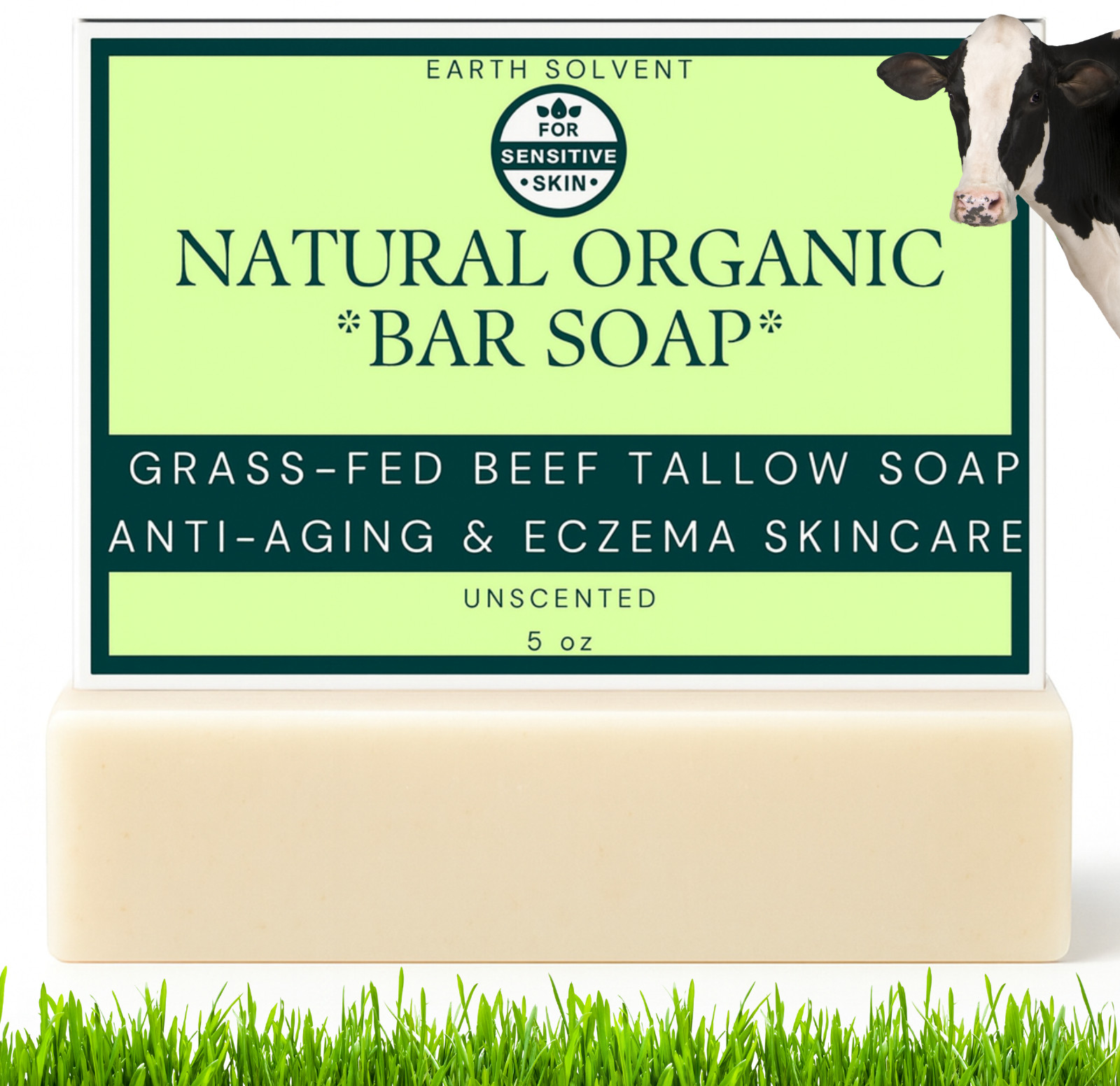 All Natural Organic Tallow Soap & Vegan Bars Choose Your Handmade Soap – 5 oz