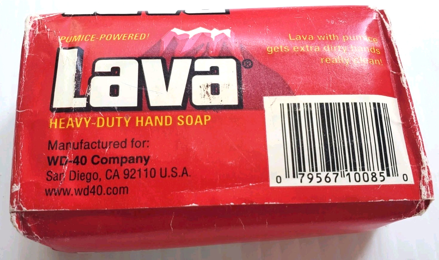 Vintage NOS Lava Heavy-Duty Hand Soap Large Size Bar Pumice Powered