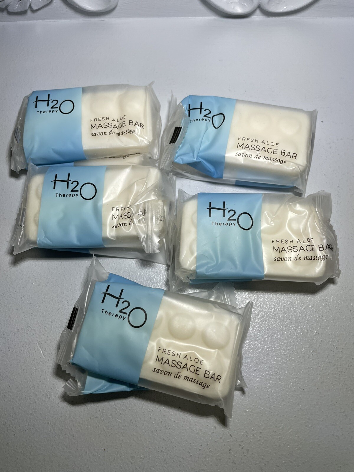 H2O Fresh Aloe Message Bar Travel Size Lot Of 10