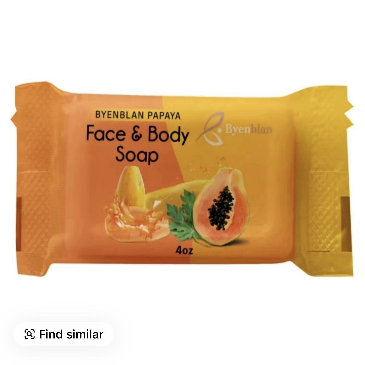 Byenblan Face & Body Bar Soap papaya