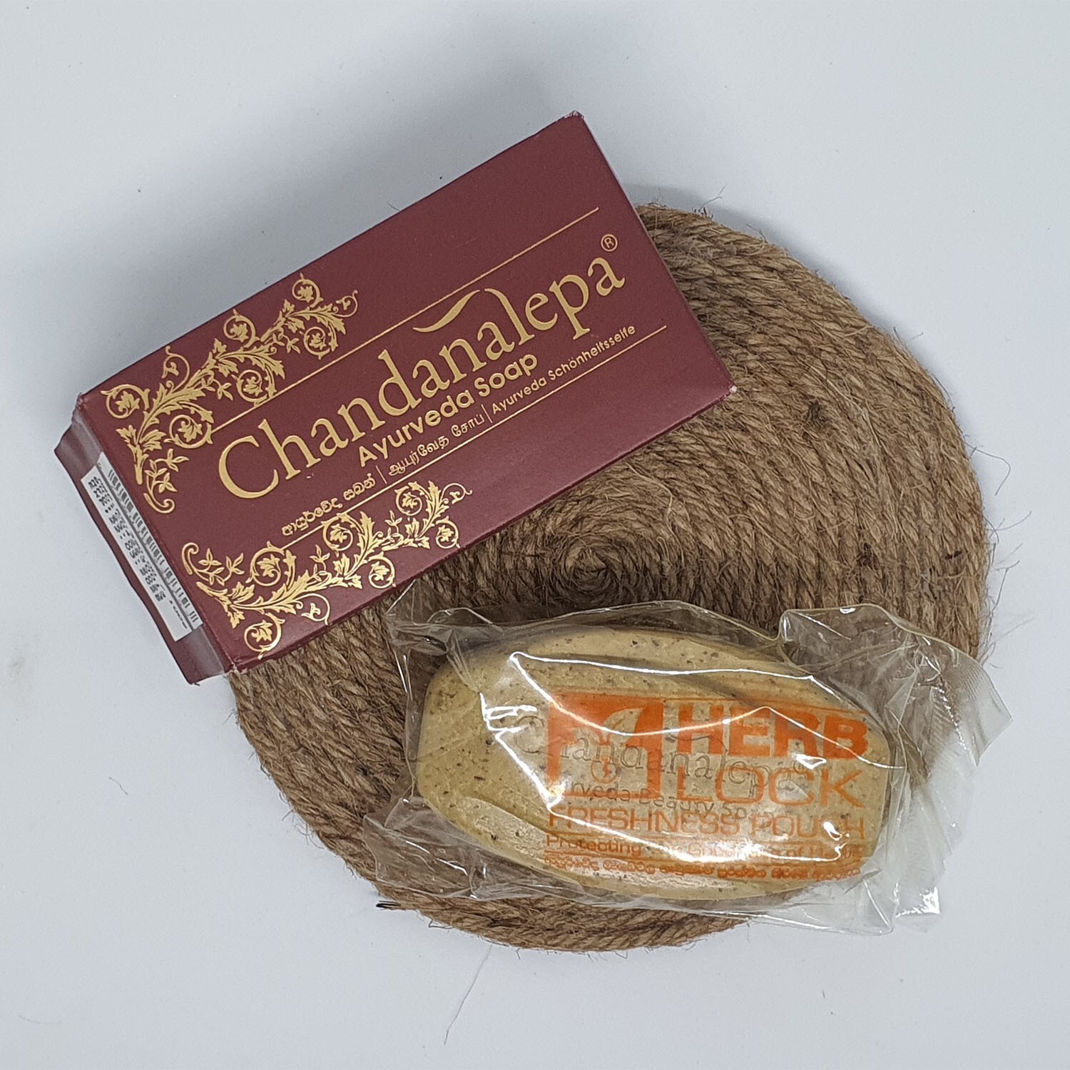 Chandanalepa Ayurveda Herbal Beauty Soap Natural Health Body Skin Cleaning 5pcs