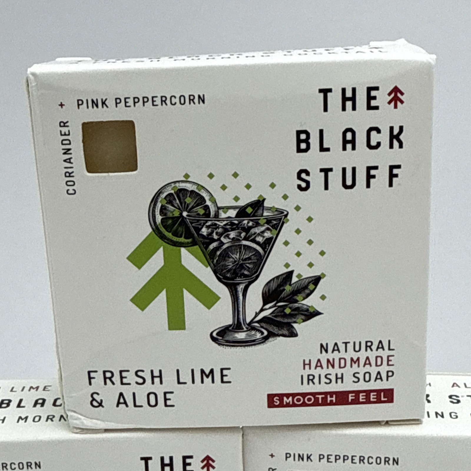 The Black Stuff Irish Soap Bar (Full Size) – Fresh Lime & Aloe – 3 Bars