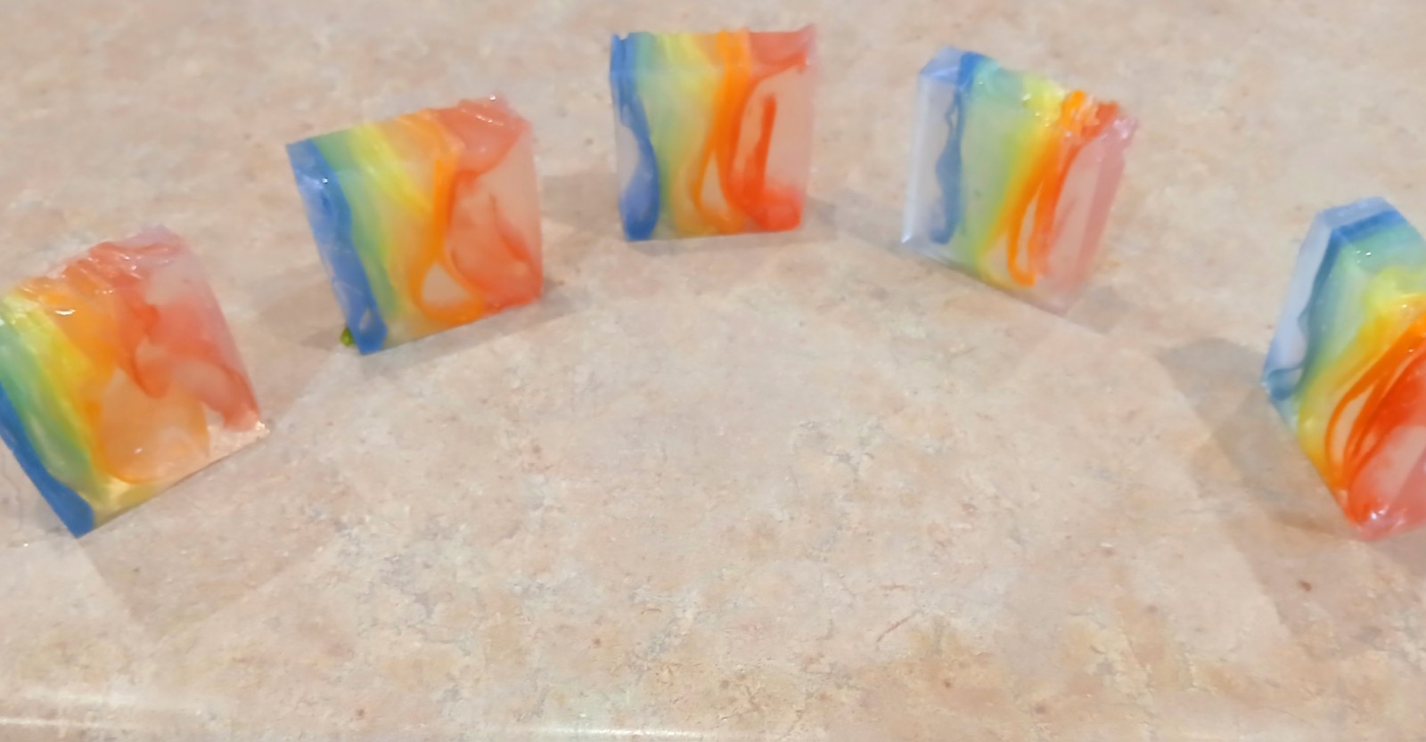 Rainbow Soap! Handmade Soap Great For Gifts!