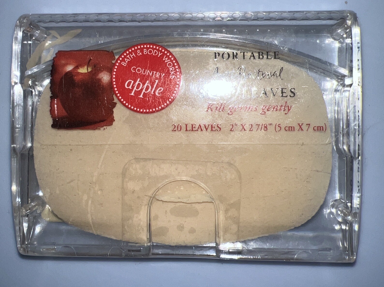 NEW Vtg Bath And Body Works Portable Anti Bac Soap Leaves County Apple Sealed