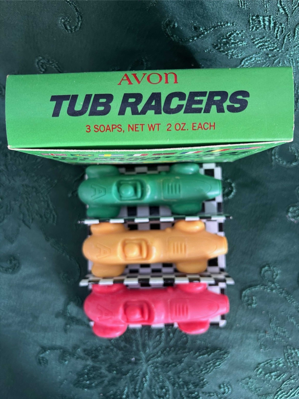 Vintage Avon TUB RACERS Grand Prix – Set of 3 Soaps – New in Box