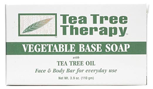 Tea Tree Therapy Vegetable Base Soap with Tea Tree Oil, 3.9 Ounce