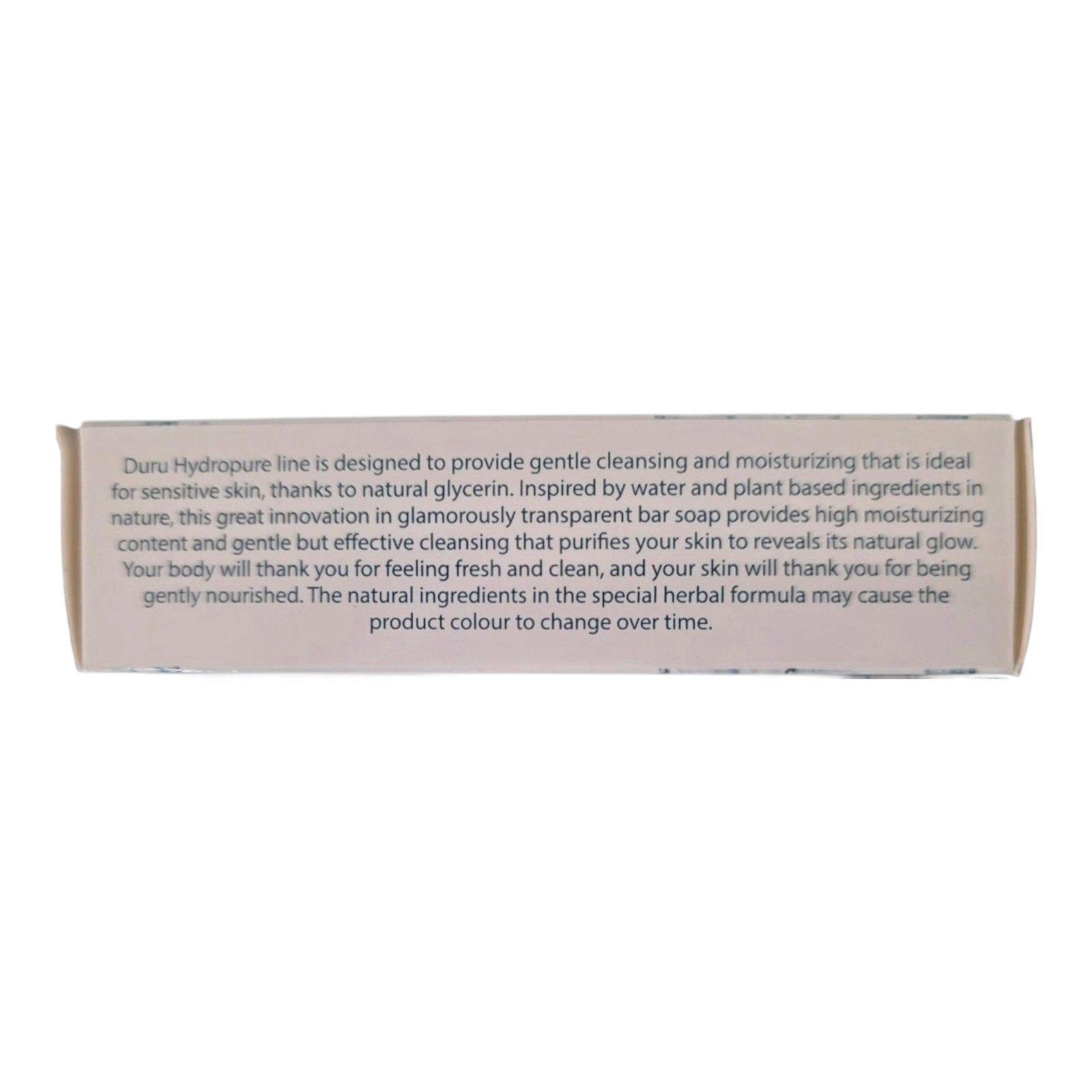 4 Bars Duru Hydro Pure Micellar transparent Gentle Cleansing Bar Soap 3.75 oz