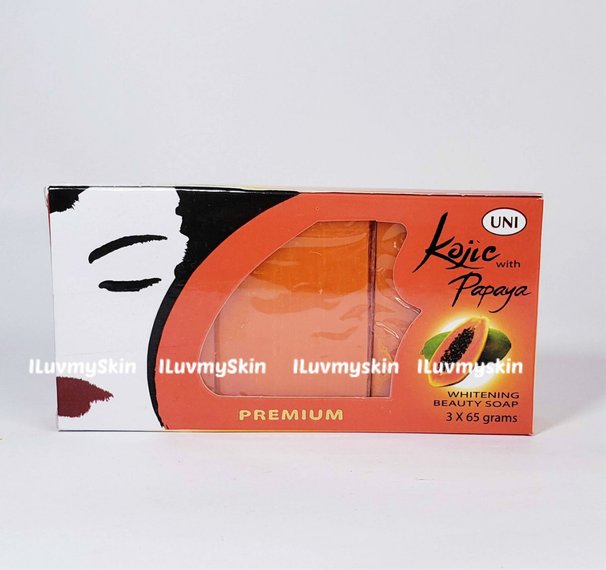 UNI Kojic with PAPAYA Whitening Beauty Soap (3x65g)