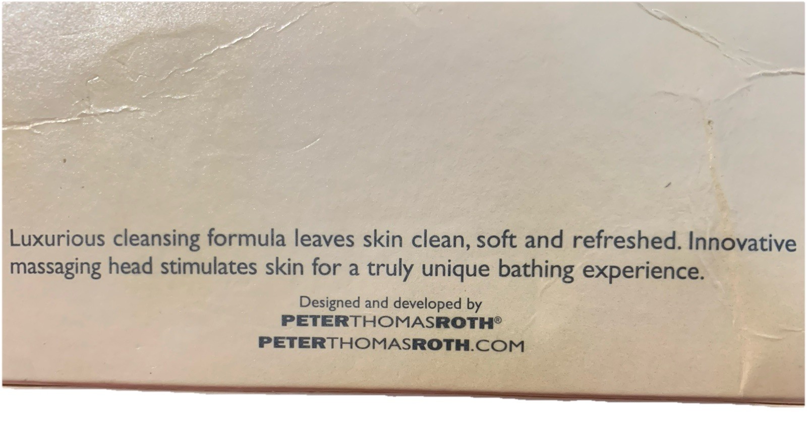 Peter Thomas Roth Massaging Bath Bar 1.23 Oz. Unique Massage Beads Luxurious