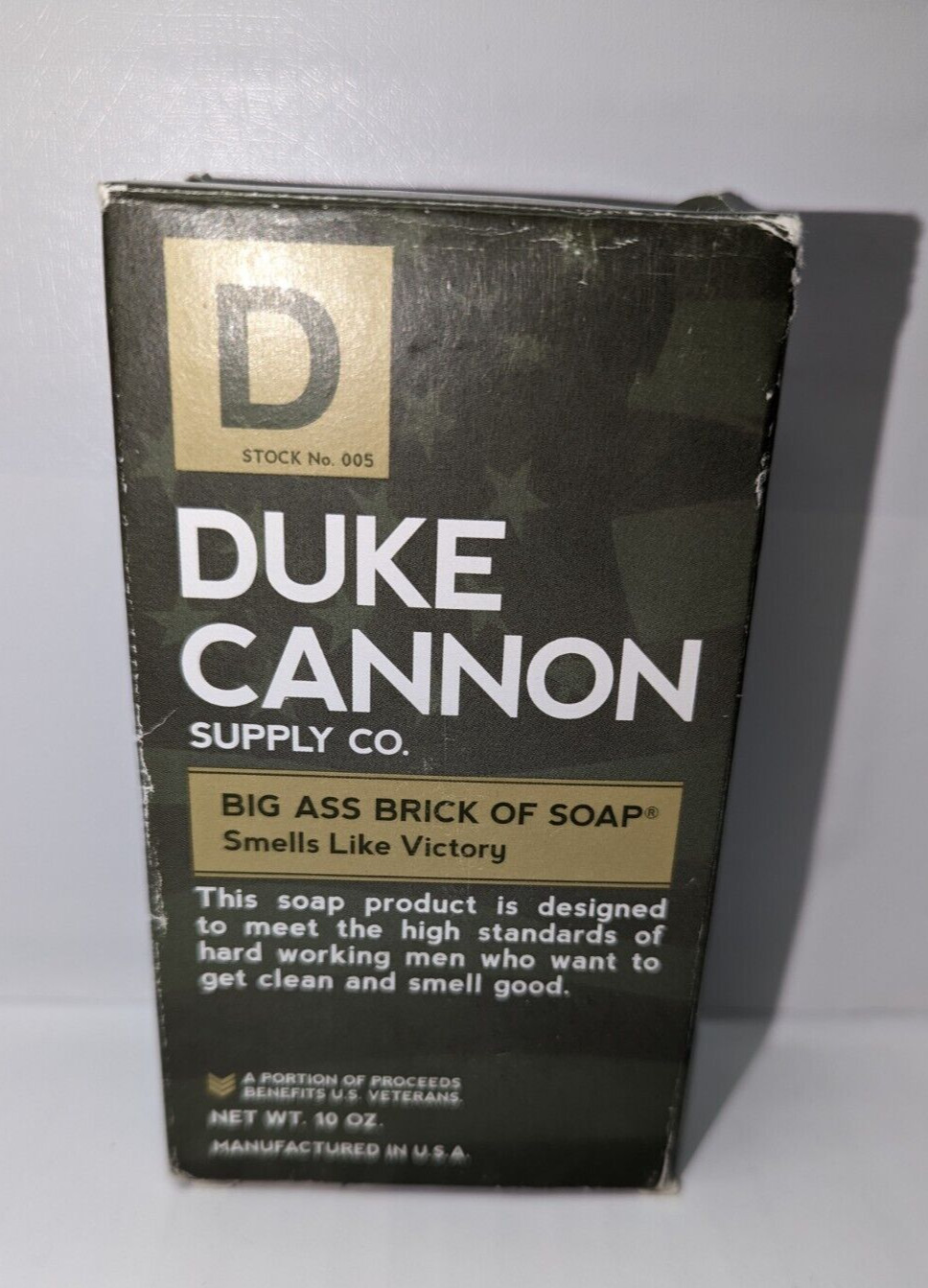 Big Ass Brick of Soap, 10-oz. Duke Cannon Supply Co. Stock No. 005