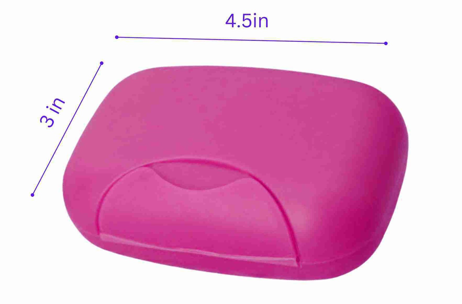 Portable Plastic Soap Leak-Proof Box Holder/Soap Dish: 1 Pack