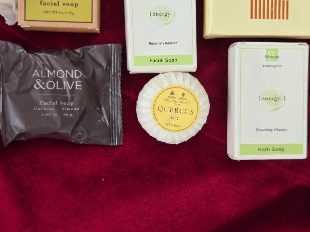 Lot 12 Mixed Travel Soaps Crabtree And Evelyn Source Quercus Wet Carita