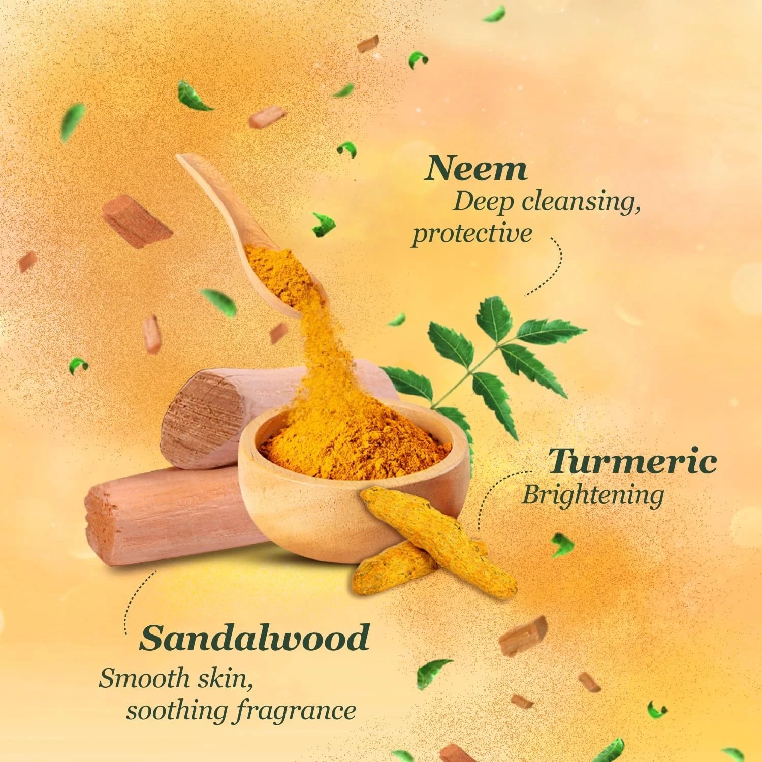 Margo Neem Naturals Soap For Clear Smooth Skin Pack of 5x100g Each Packs
