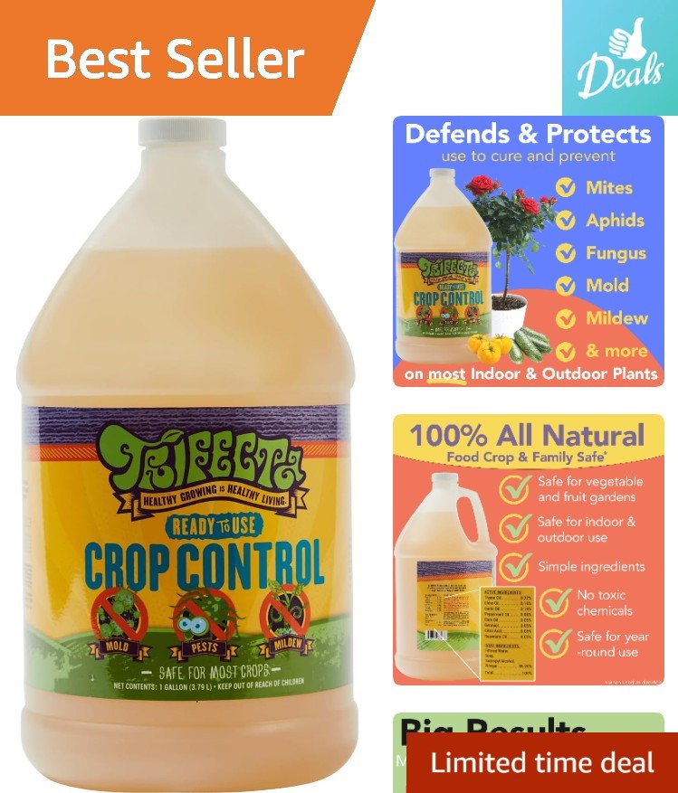 Eco-Friendly 128 Oz Insecticidal Soap – Safe, Food-Grade Fungicide for Pests