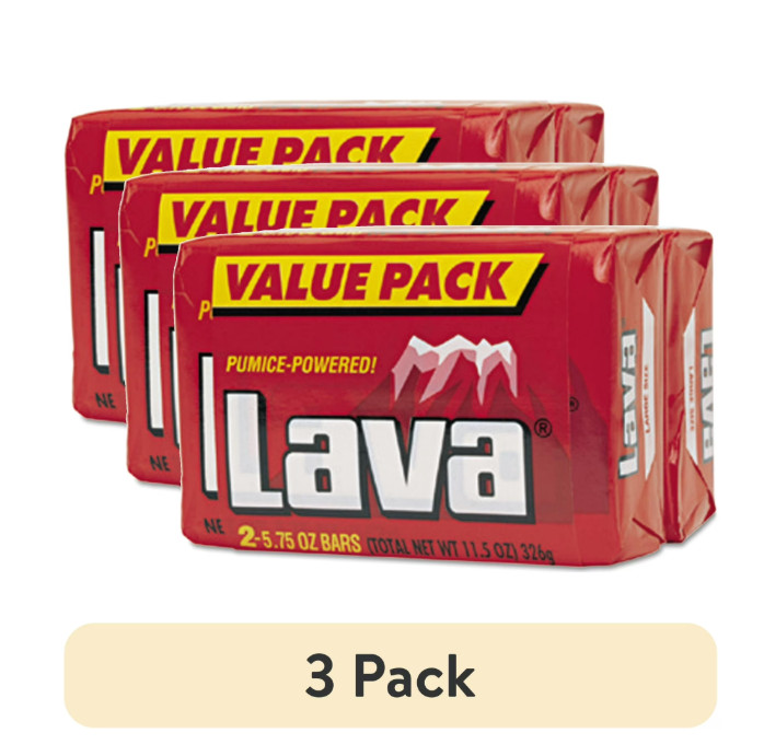 Lava Heavy-Duty Hand Cleaner Bar Soap, 5.75 oz ( 3 paCK )