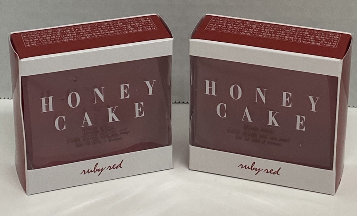 Set 2 Bars, Shiseido Honey Cake Ruby Red Facial Cleansing Soap 100g – USA Seller