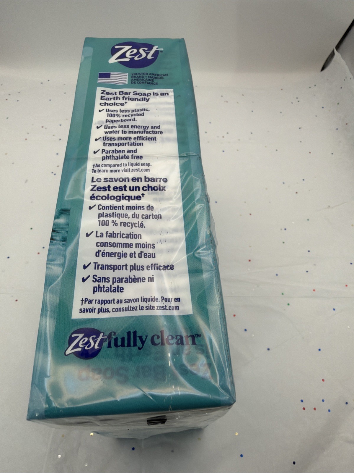 Zest 8 Pack Bath Soap Bars Aqua Fresh Deodorant Bar Soap New Sealed Bulk Lot
