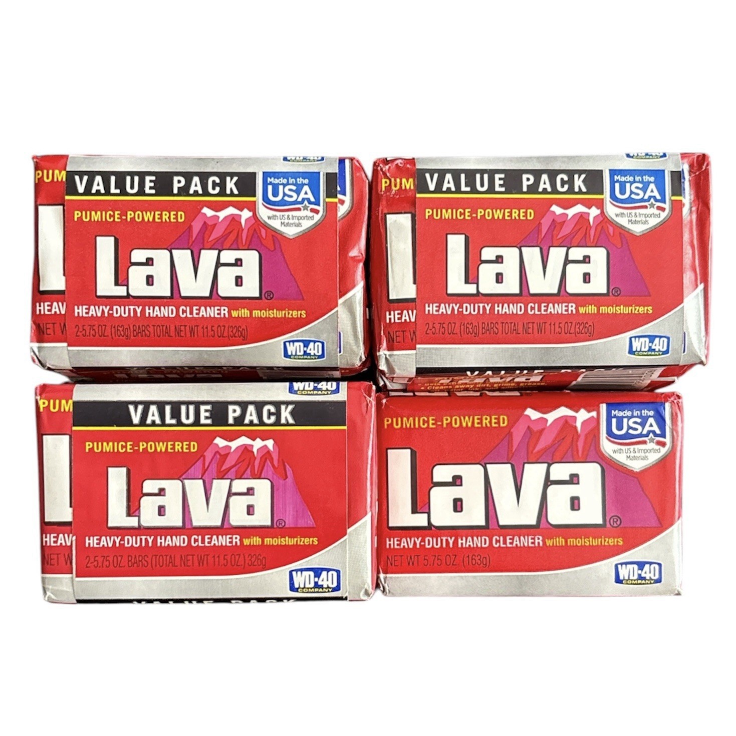 (7 Pack) LAVA Bar Soap Heavy Duty with Pumice Powered Hand Cleaner Grease Oil