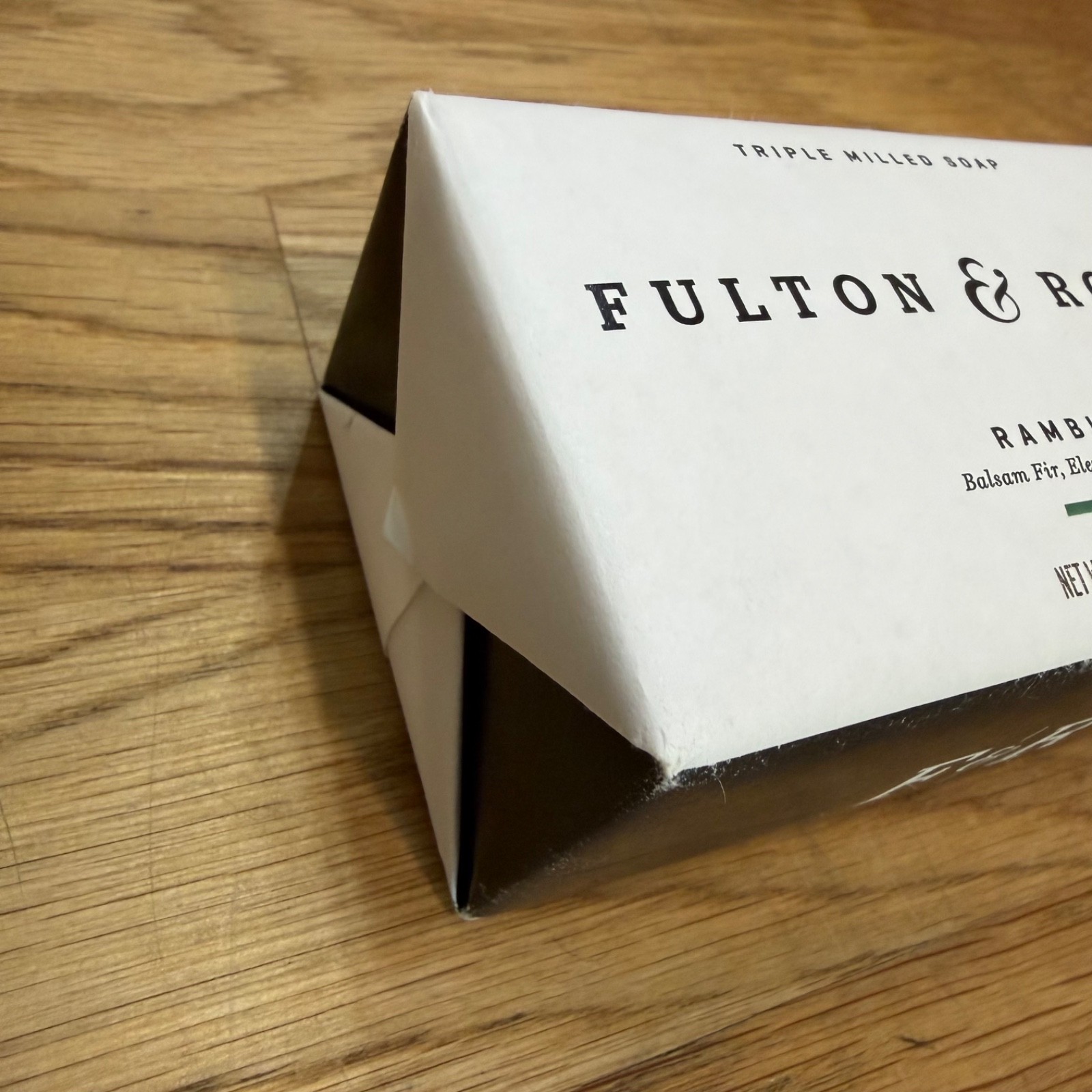 Fulton & Roark Ramble Bar Soap Triple Milled 8.8oz Balsam Fit, Elemi, Oakmoss