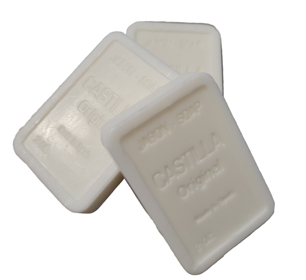 Original Jabon Castilla Castile Vegetal Oil Soap Bars Made in Spain 6 Bars-2 0z.