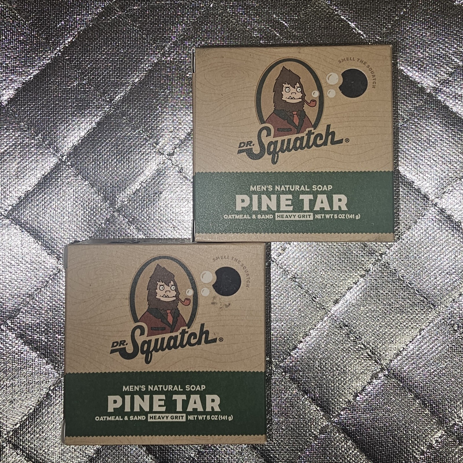 Dr.Squatch Men’s Natural Bar Soap Pine Tar Lot Of 2