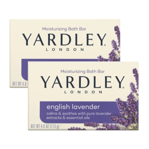 Yardley London Moisturizing Soap English Lavender 2 x 4oz Bars – Pack of 3