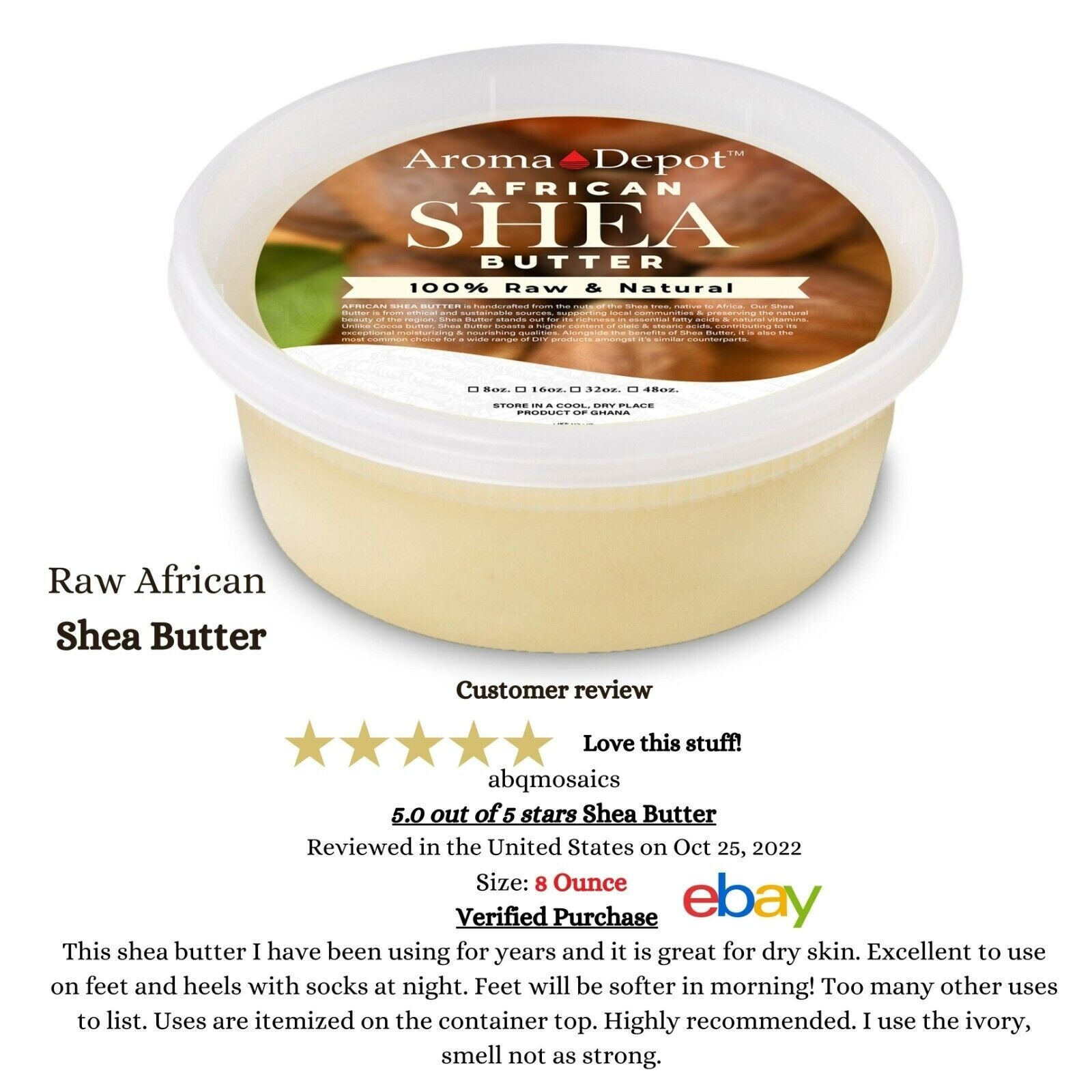 African Black Soap PASTE 3½ lbs. JAR made with Shea Butter 100% Pure Face Wash