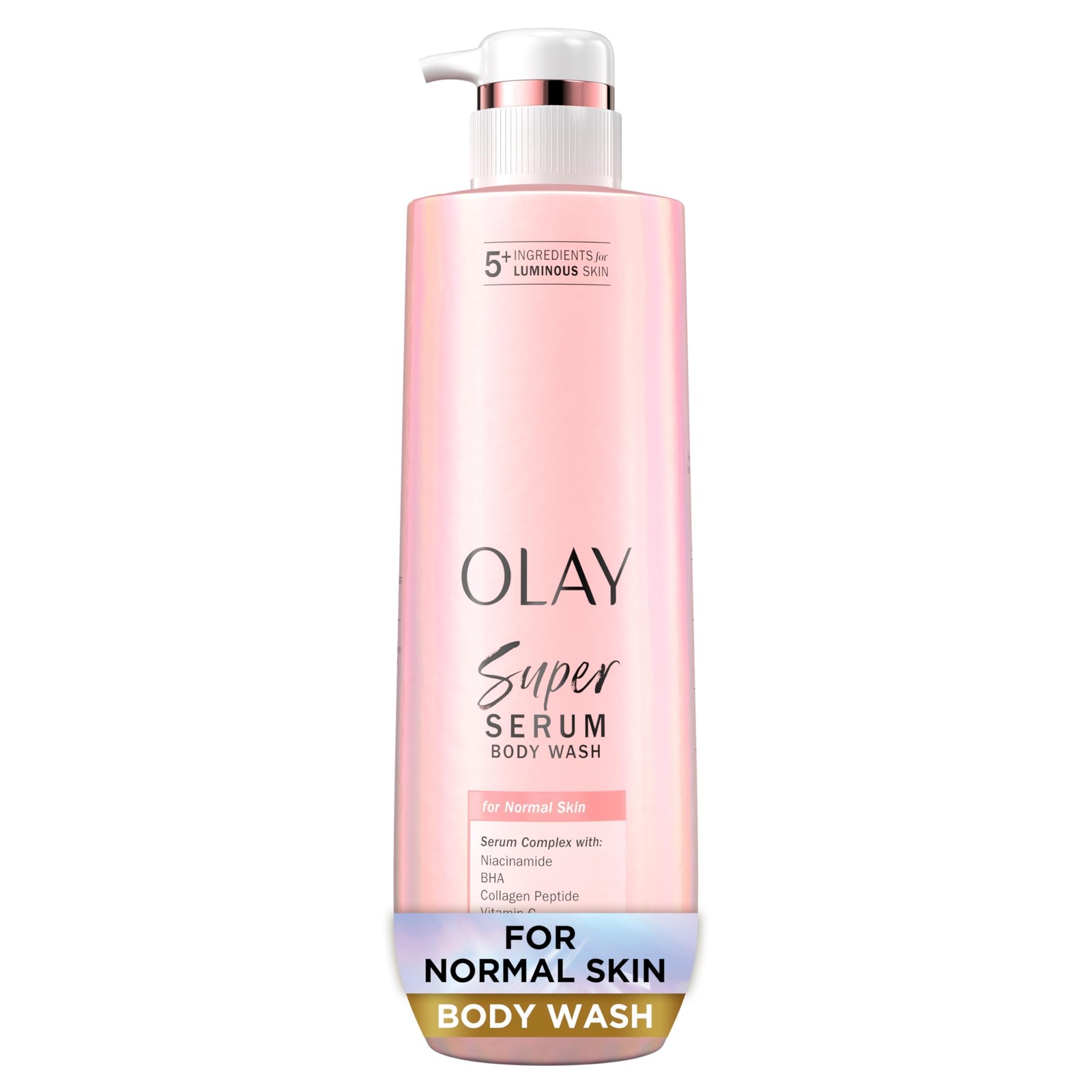 Olay Super Serum Body Wash 18.5 Fl Oz Hydrates Firms Brightens With Vitamin C