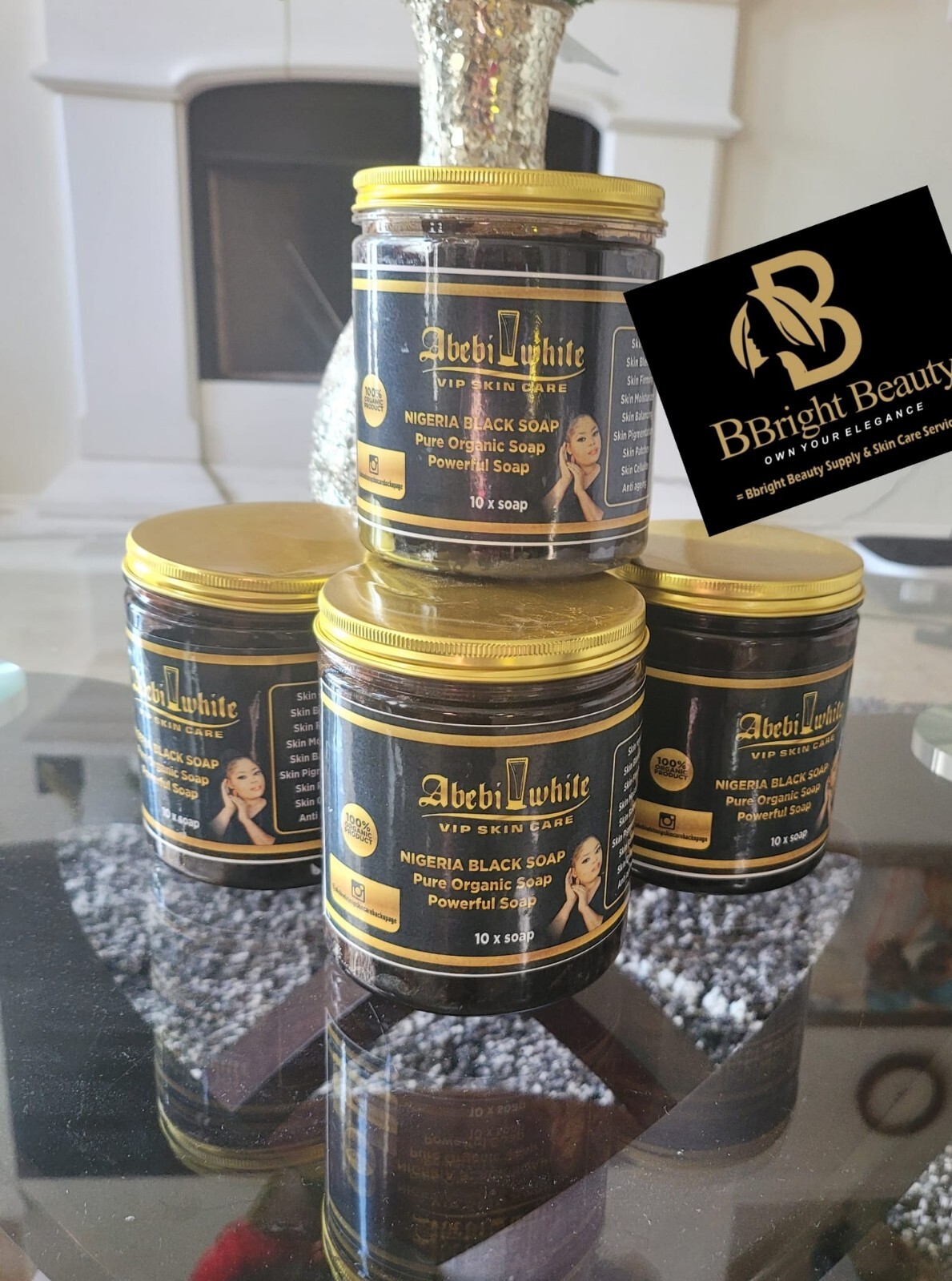 Authentic Abebi VIP Pure Organic Black Soap