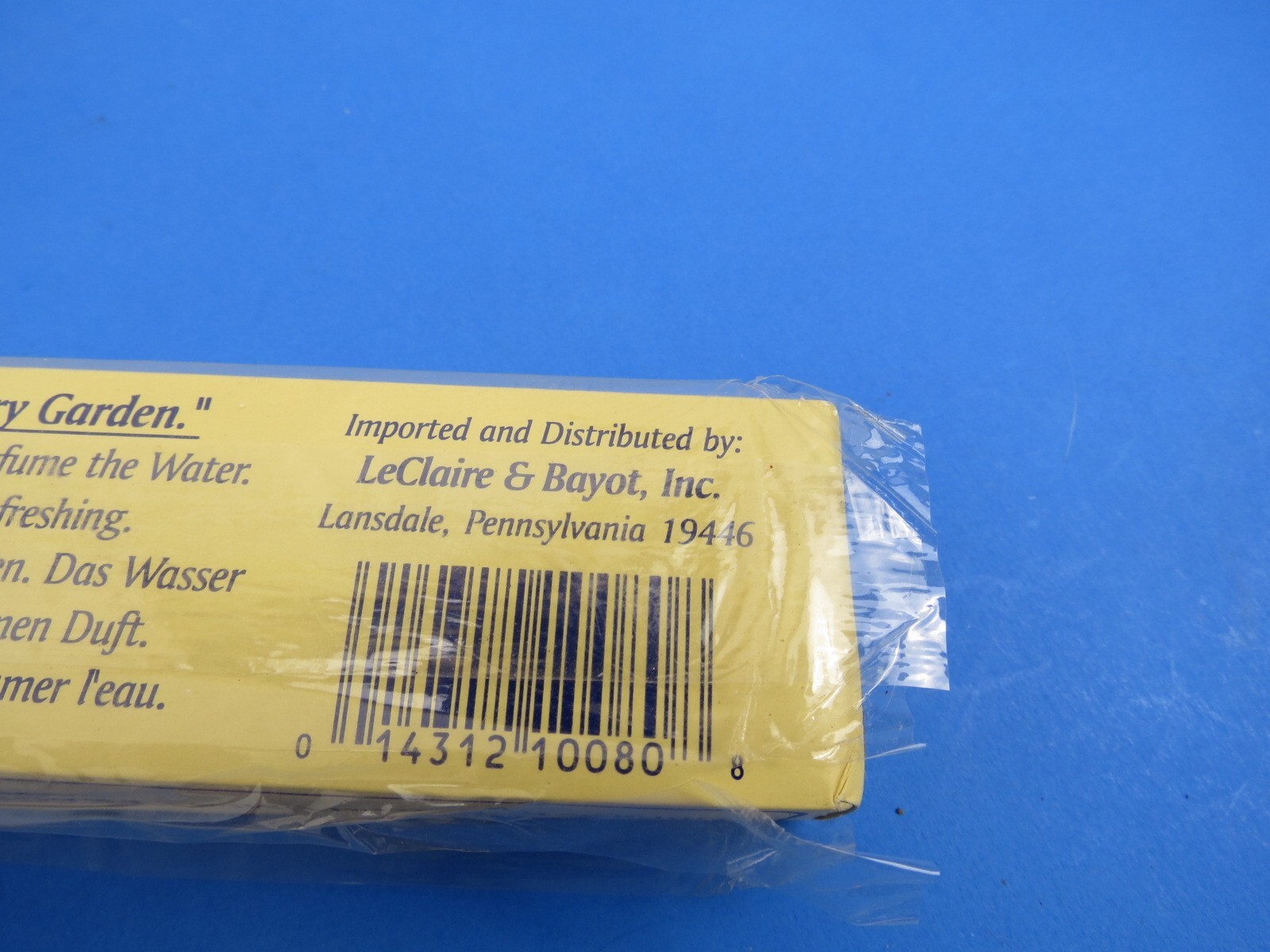 The Fragrance of an English Country Garden (6) Sealed New Ben Ricket Bath Cube