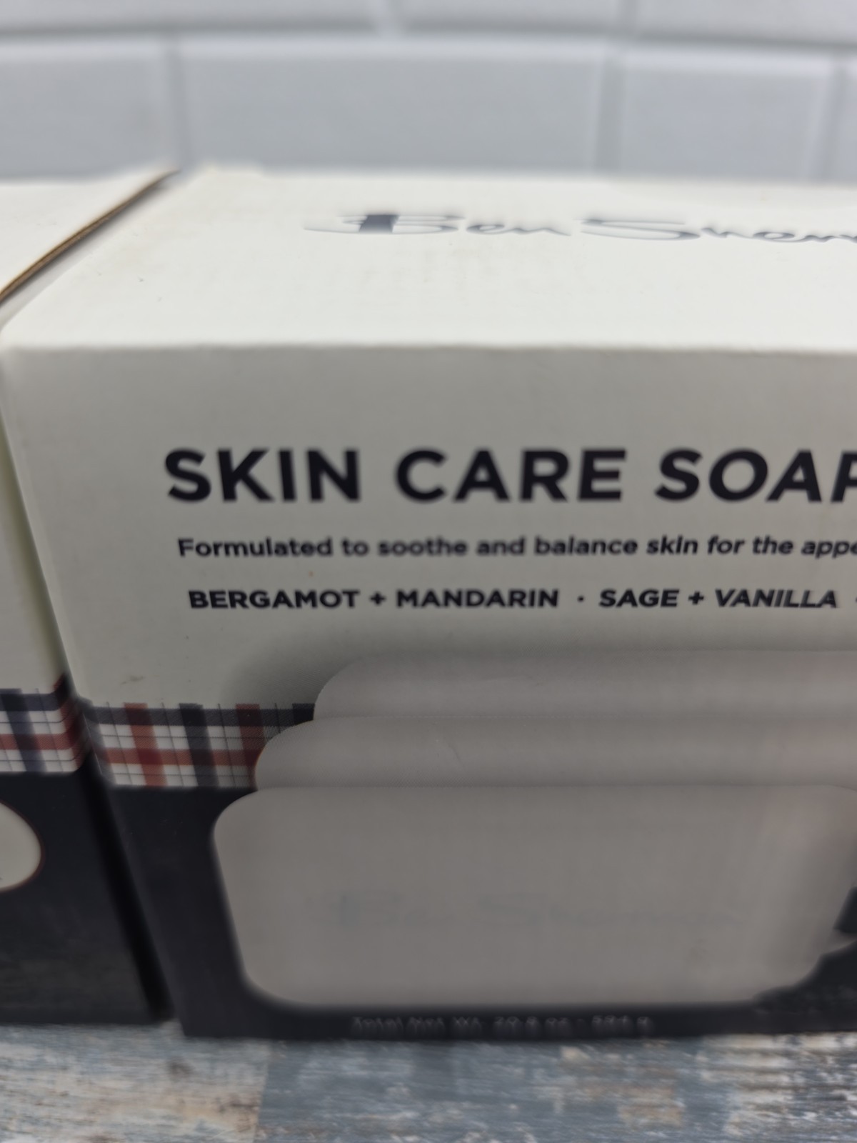 2-Ben Sherman Skin Care Soap on a Rope 3 Pack. Gifts for him.