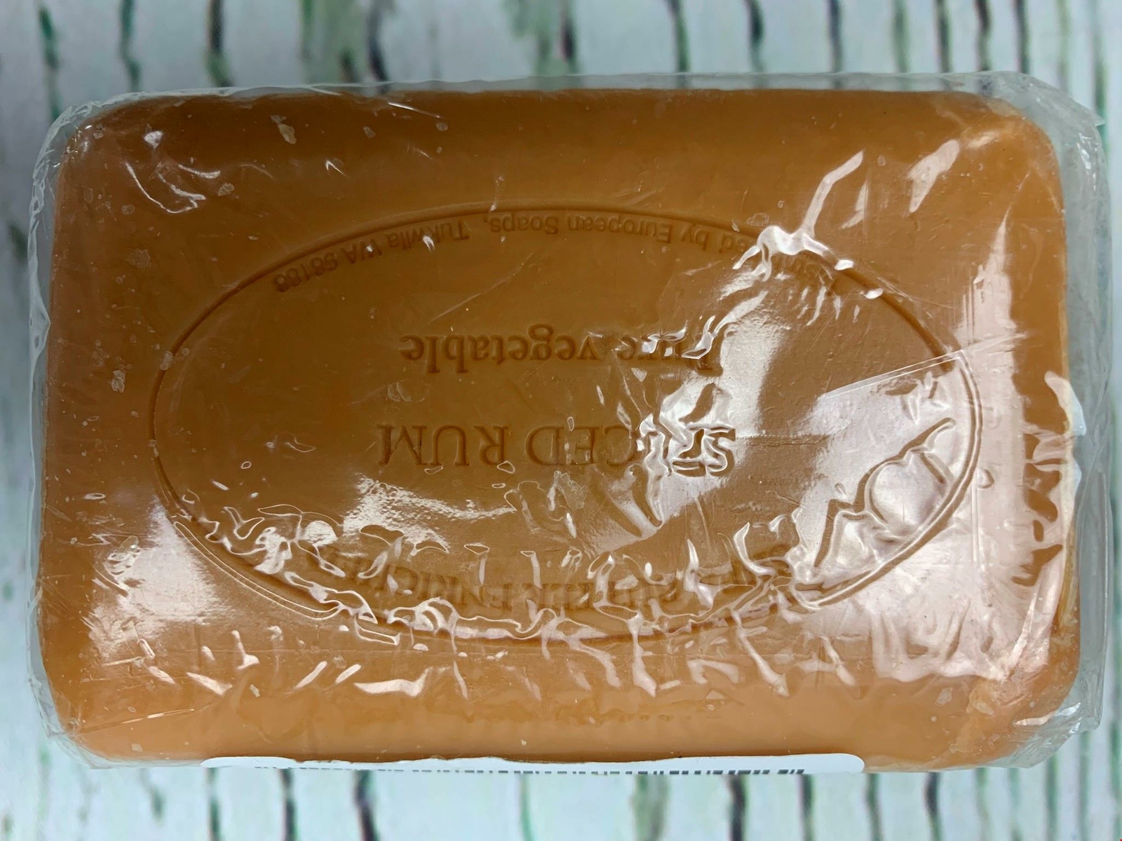 Artisanal French Soap Bar Enriched with Shea Butter Spiced Rum