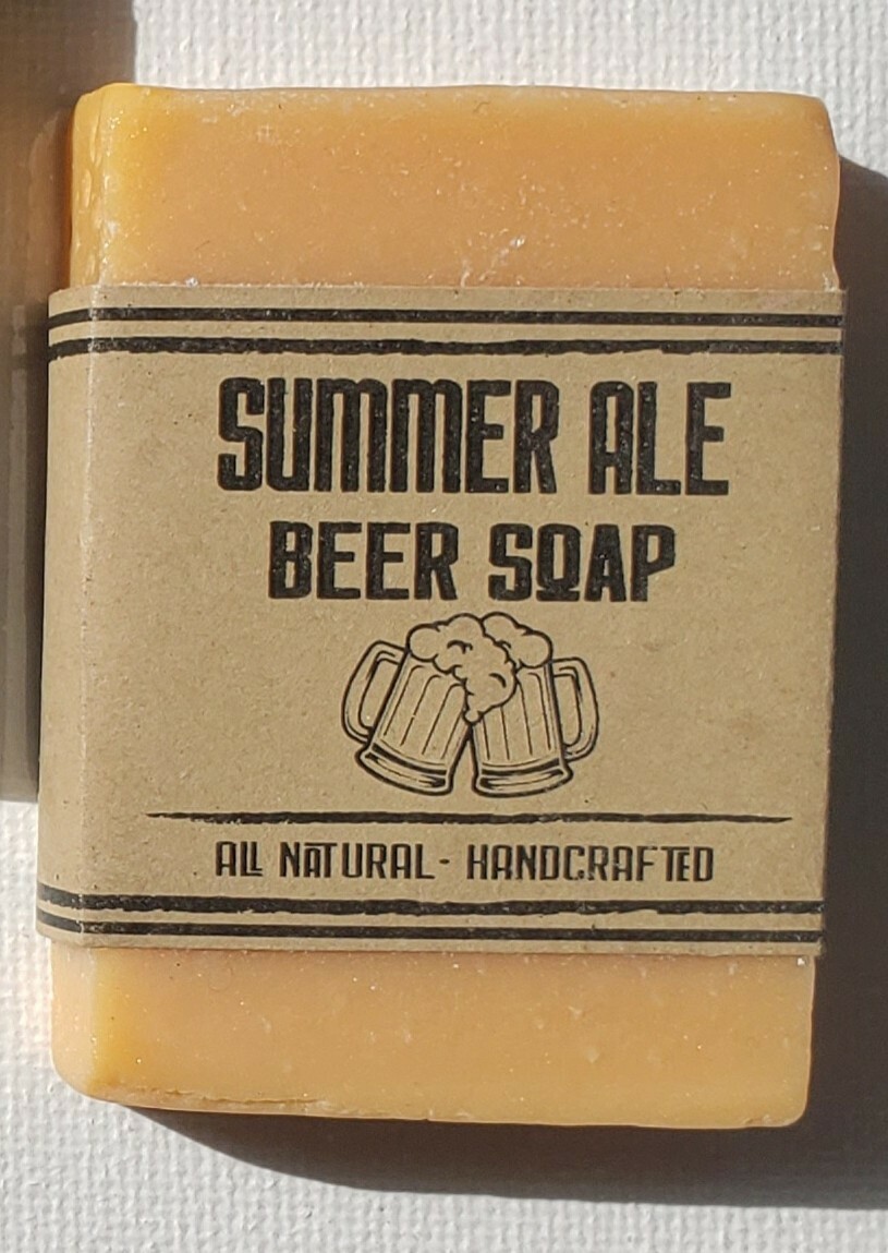 24 Lot Natural Organic BEER SOAP IPA-Summer Ale-Coffee Stout 1oz Travel Bar Set