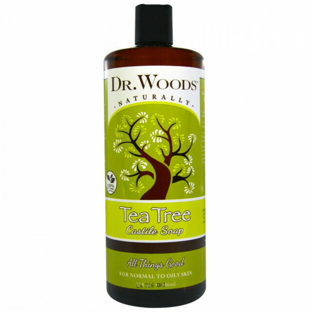 DR. WOODS Tea Tree Castile Soap Liquid – 32 Ounces ( 1 Pack )