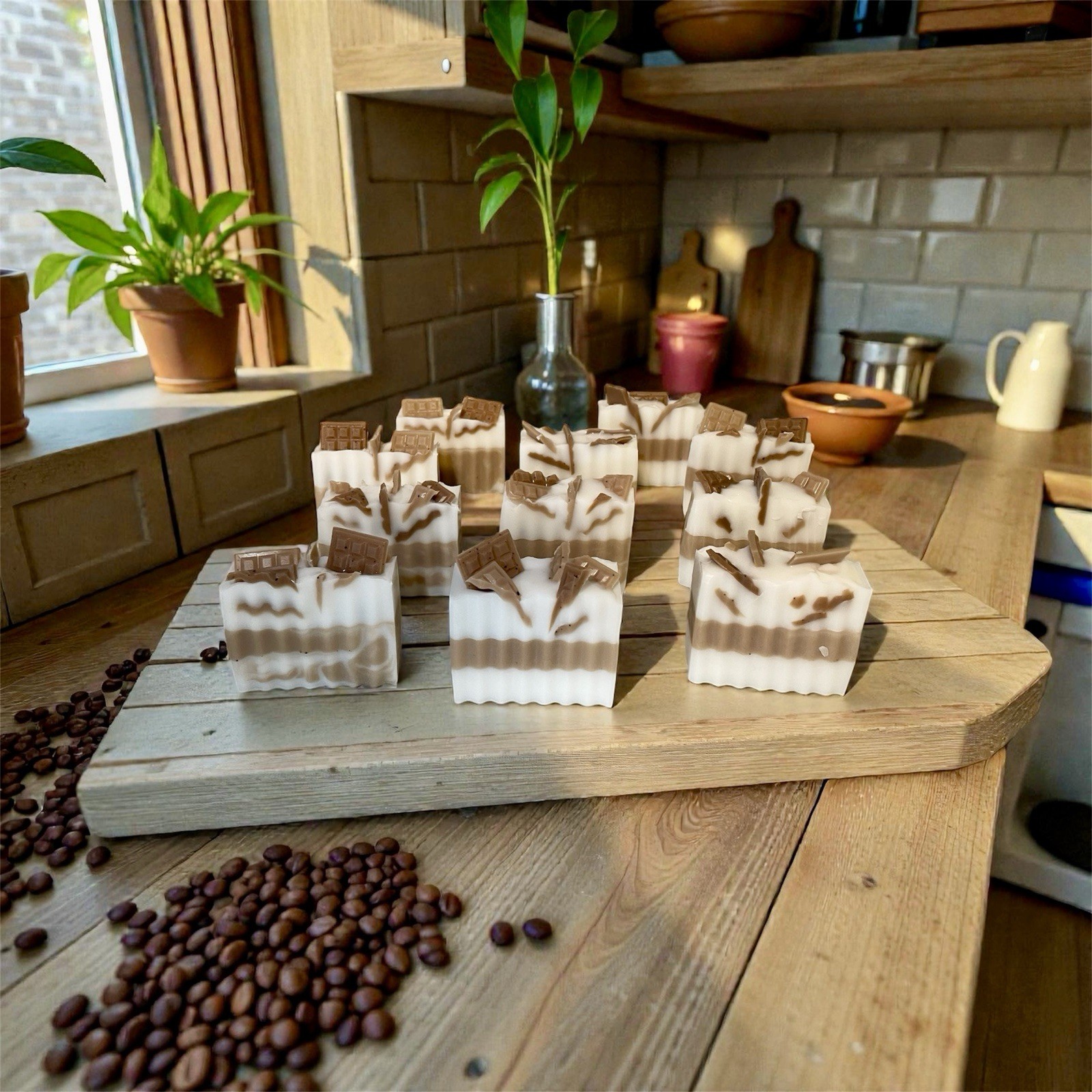All Natural Goat Milk Soap Bar, Vanilla Chocolate Chip – 100% Natural Cacao