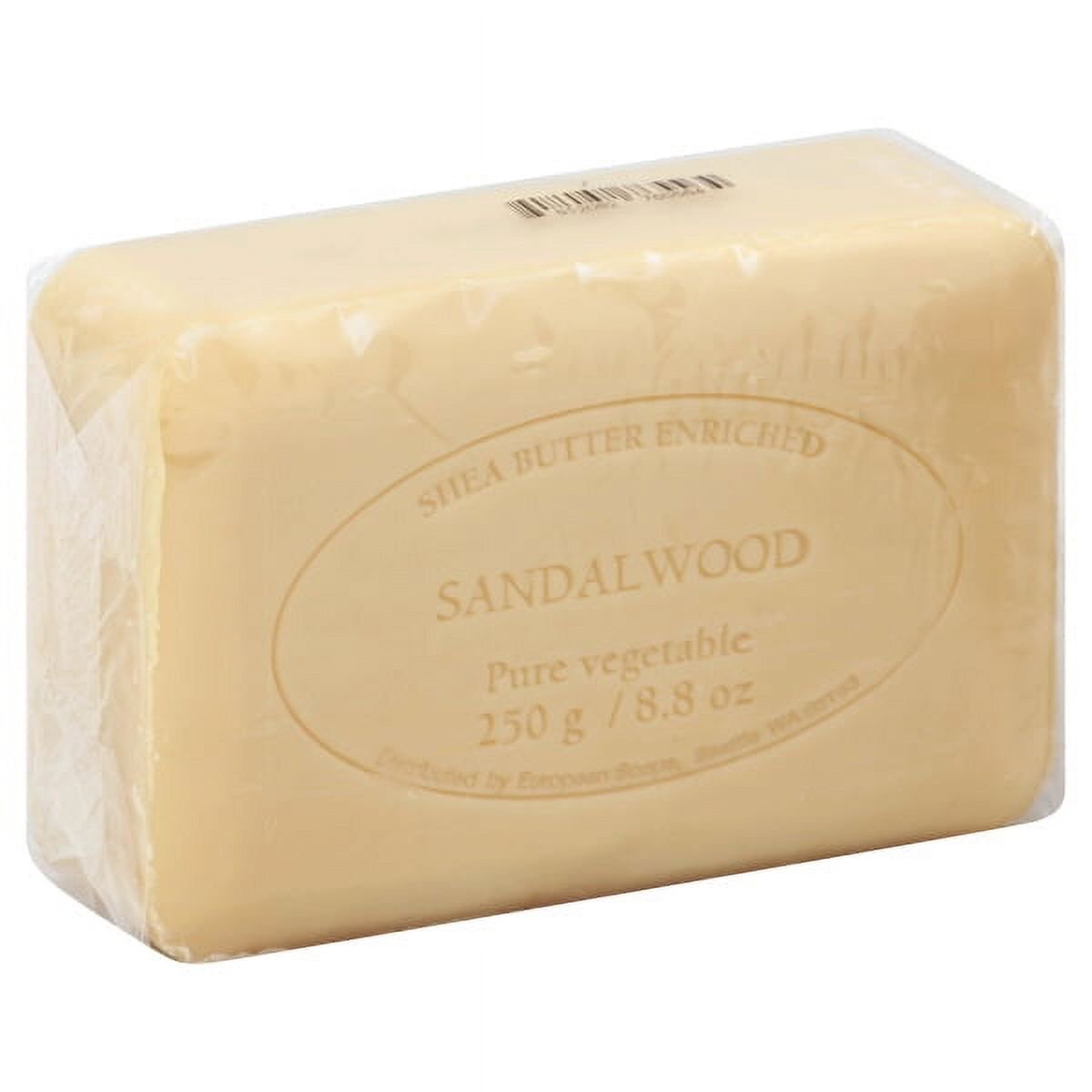 Pre de Provence Sandalwood Shea Butter Enriched Soap, 250 Gram
