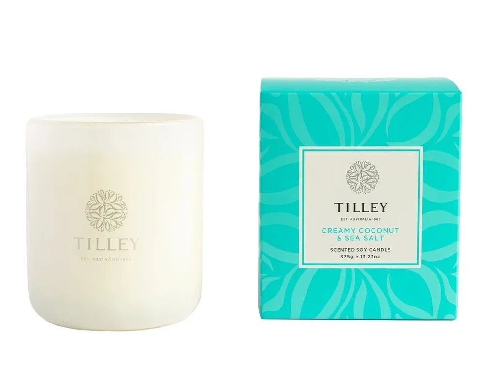Tilley Rainbow Collection – Creamy Coconut & Sea Salt Soy Candle